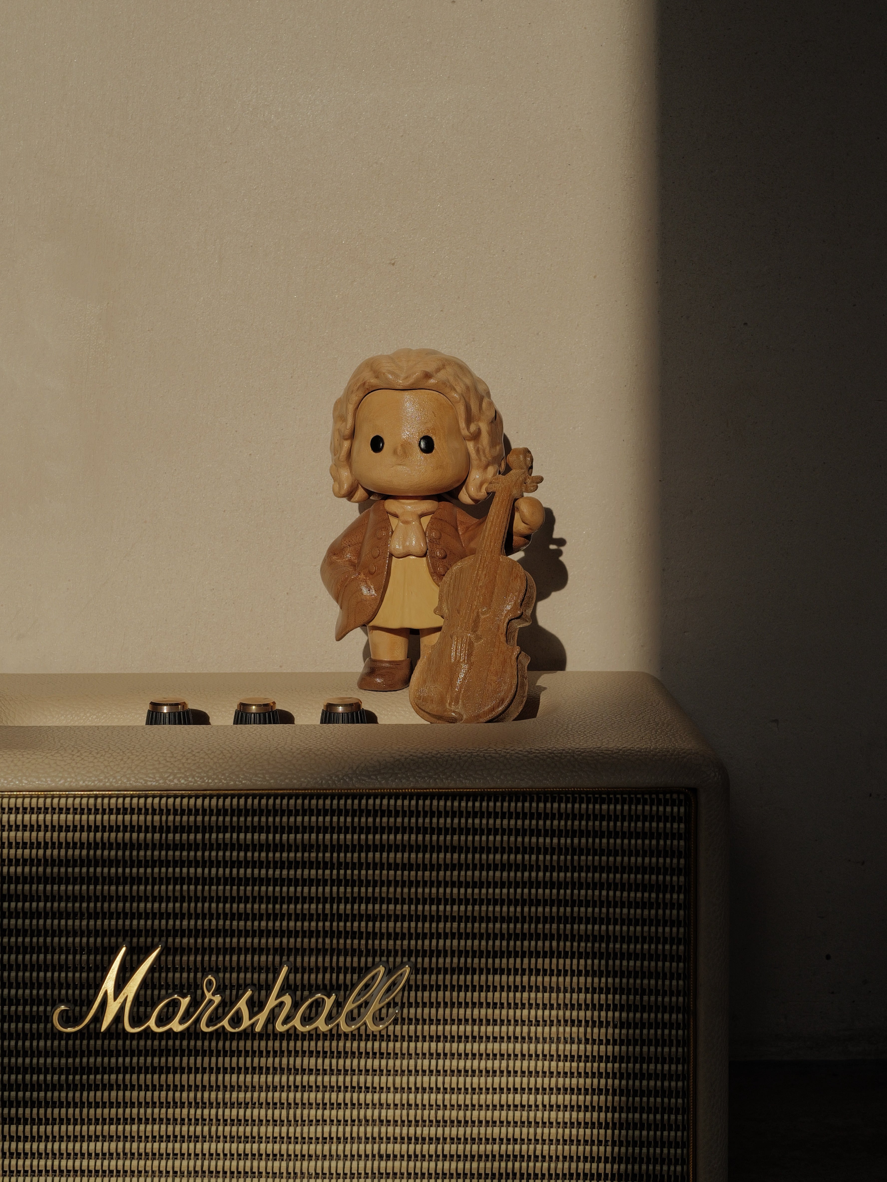 J.S. Bach | Limited Batch | Hand-Finished Solid Wood Sculpture