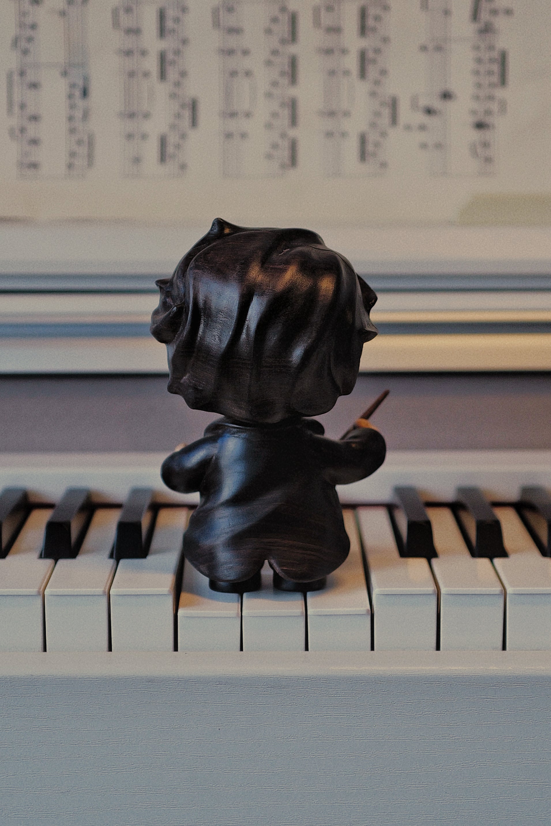 Ludwig van Beethoven | Hand-Finished Wood Sculpture
