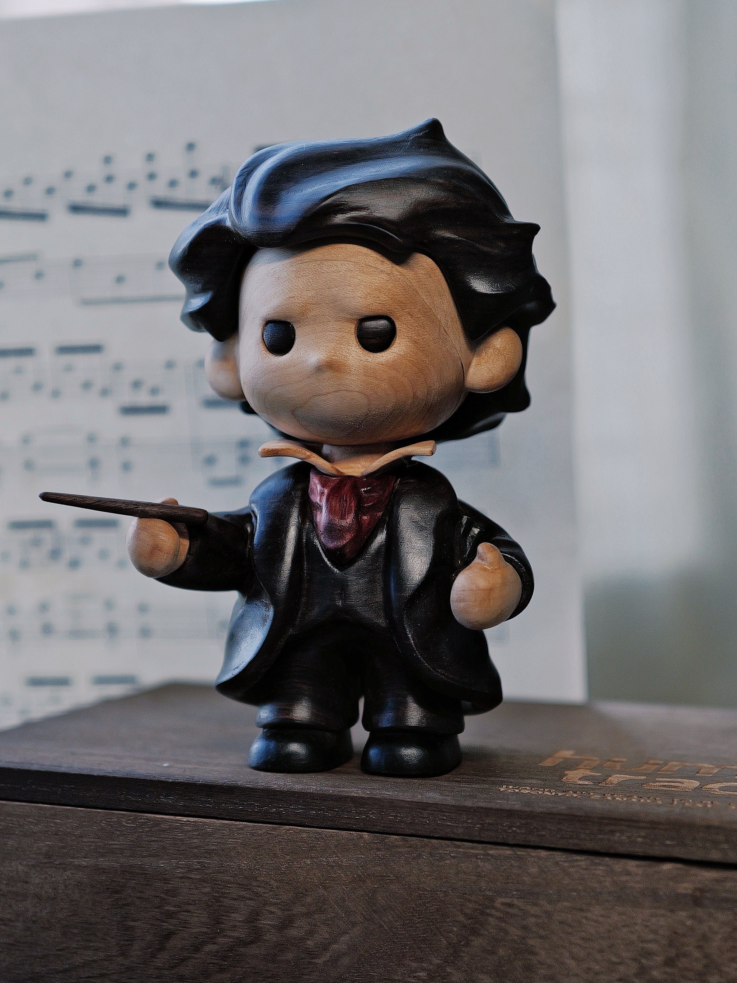Ludwig van Beethoven | Limited Batch | Hand-Finished Solid Wood Sculpture