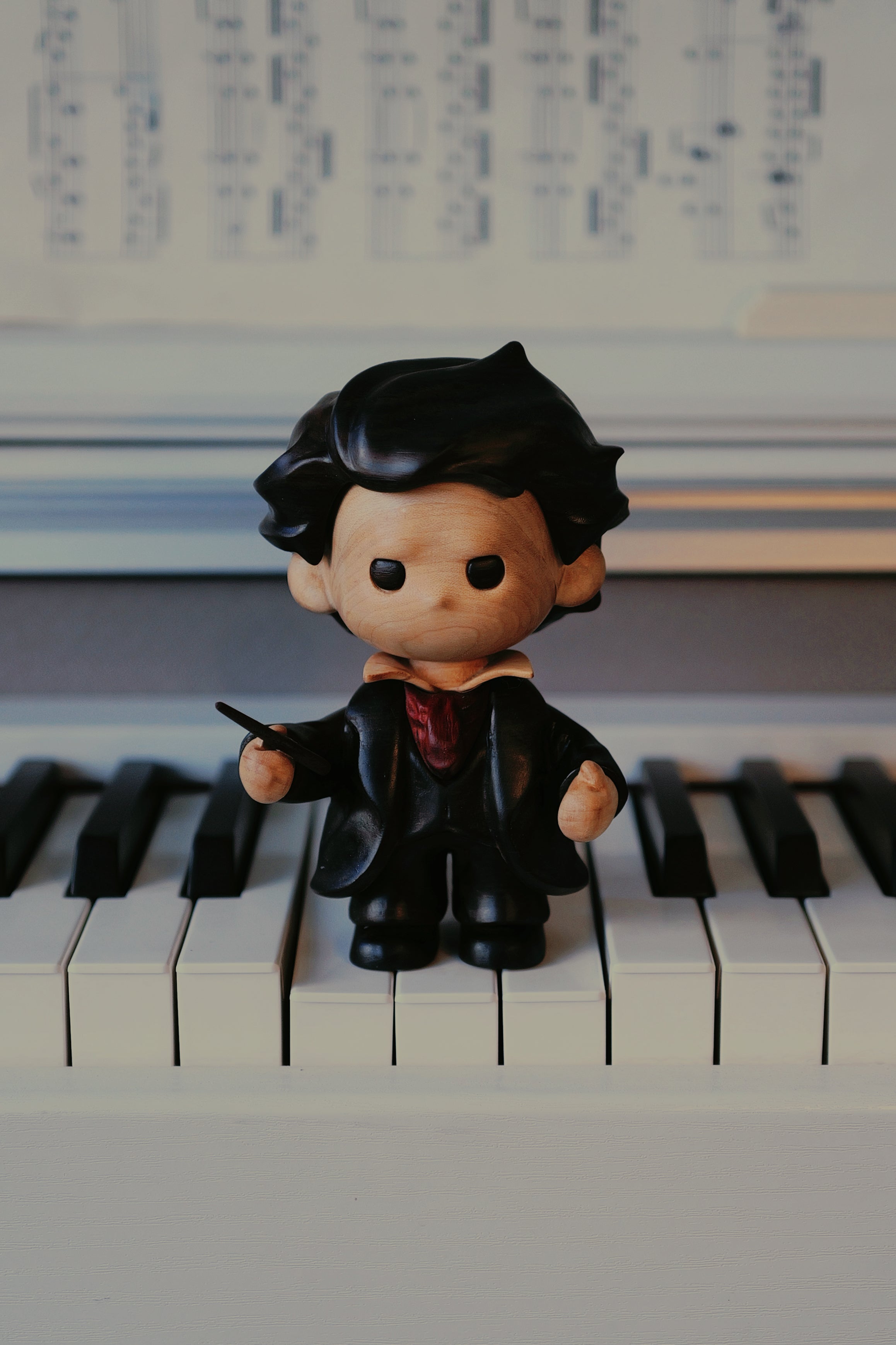 Ludwig van Beethoven | Hand-Finished Wood Sculpture
