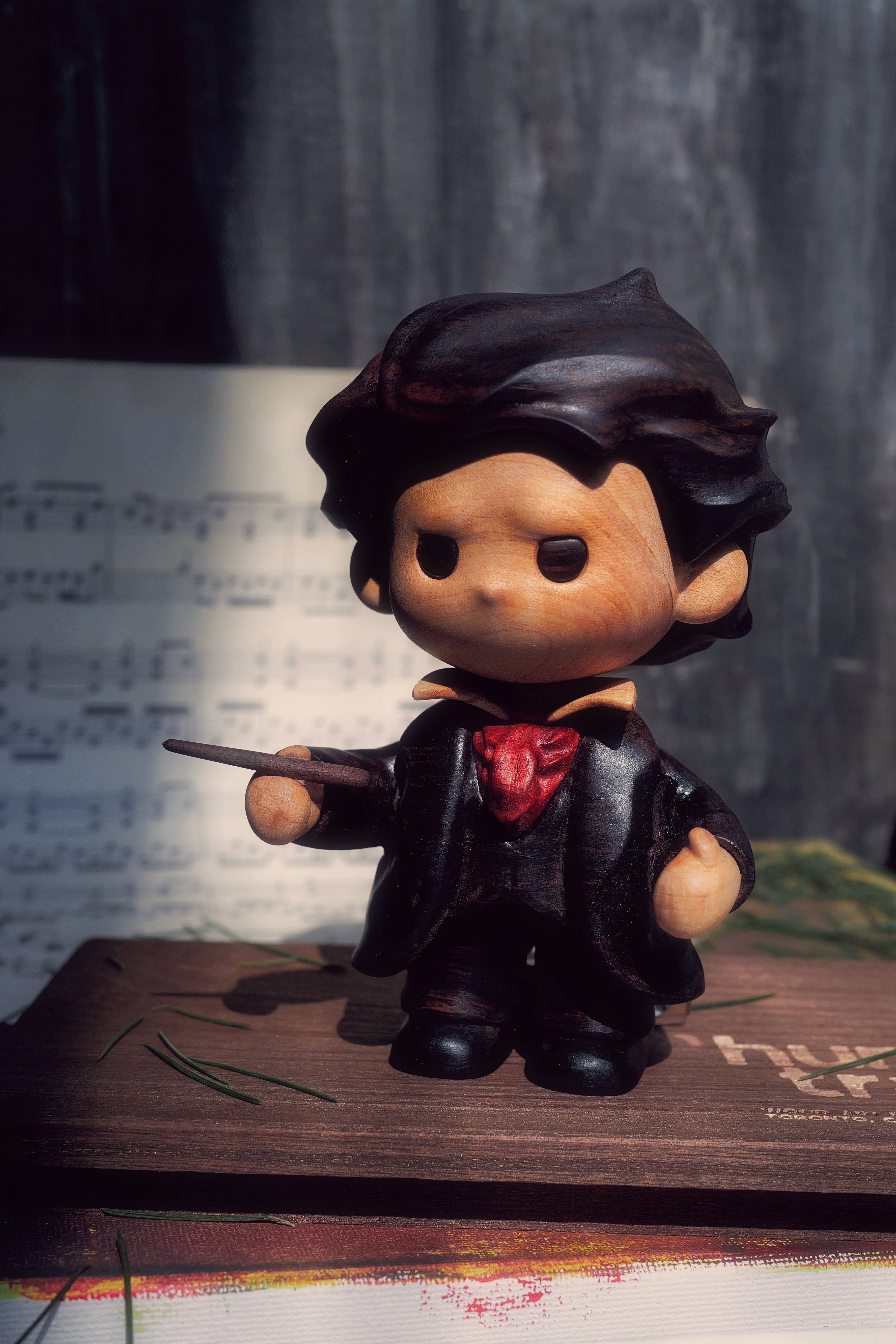 Ludwig van Beethoven | Hand-Finished Wood Sculpture