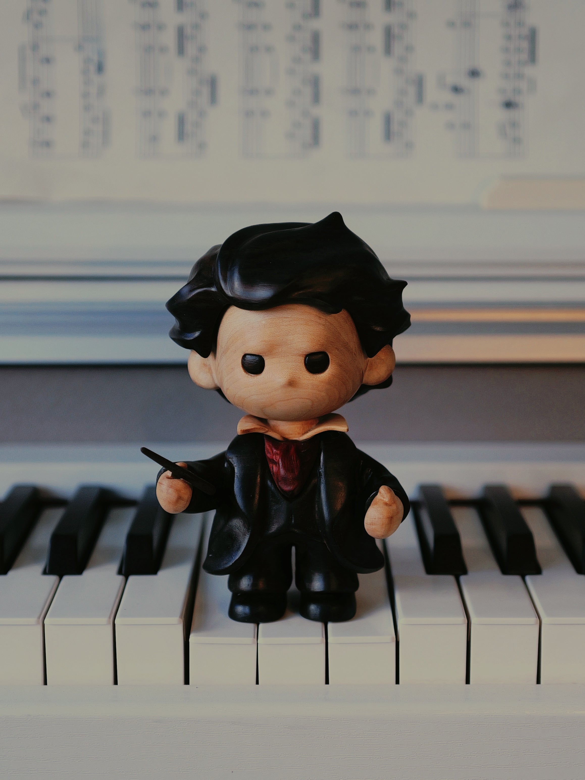 Ludwig van Beethoven | Limited Batch | Hand-Finished Solid Wood Sculpture