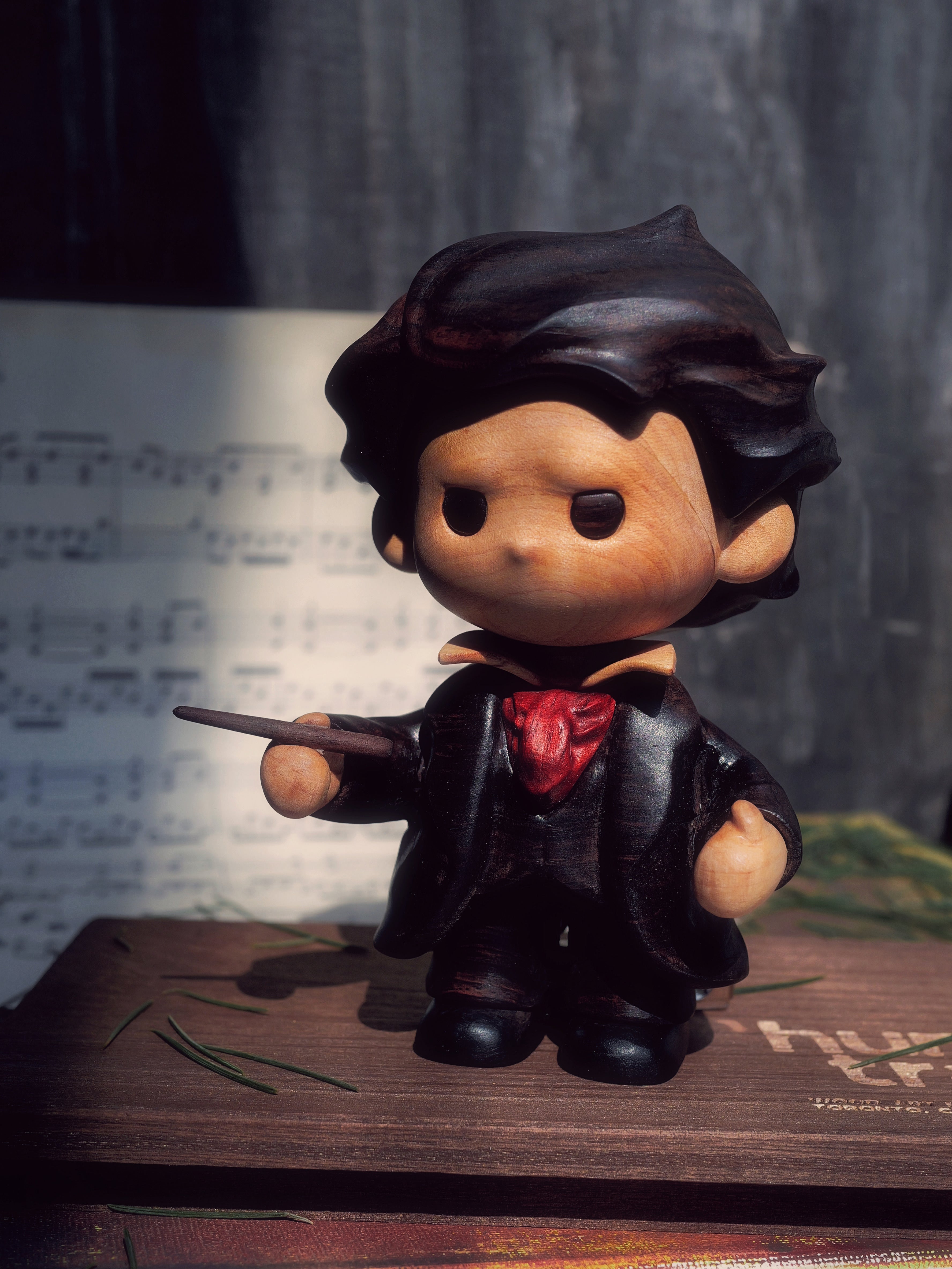 Ludwig van Beethoven | Limited Batch | Hand-Finished Solid Wood Sculpture